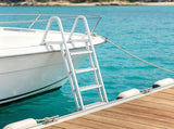 5-Step Removable Dock Ladder, 350 lbs Load Capacity, 4'' Wide Non-Slip Steps, for Pontoon Boat, 85646111