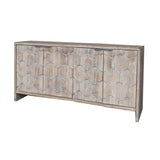 Accent Cabinet Farmhouse Style 4 Door Wooden Cabinet Sideboard Buffet Server Cabinet Storage W1435P151555