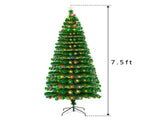 7.5FT Fiber Optic Christmas Tree with 260 LED Lamps & 260 Branches 19502533