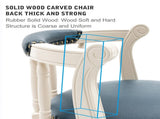 Bar Stools Seat Height 26'' Leather Wooden Bar Stools W2195P170928