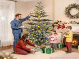 7ft Unlit Aspen Fir Artificial Christmas Tree, Green 84239406