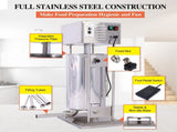 Electric Sausage Filler 30L Sausage Maker Stainless Steel Sausage Stuffer 110V 250W Sausage SSteel W465105145