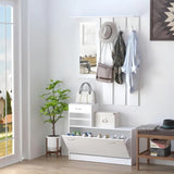 Combination Model Gate Cabinet with Shoe cabinetHang shelf Mirror W2139134913