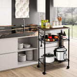 ZNTS 3-Tier Kitchen Utility Cart 89585769