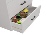4 layers with 2 USB 2 plugs and sockets 2 drawers Triamine board 60*23.5*180cm display cabinet white 48028373