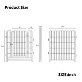 ZNTS Dog Playpen 8 Panels 32" Height Heavy Duty Dog Fence Puppy Pen for Large Medium Small Dogs Indoor 88549698