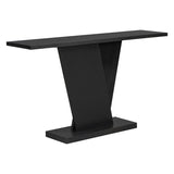 Mirod Console Table with Natural Wood Veneer,V-Base Design for Classic Versatility ,Perfect for N760P237962B