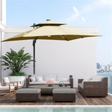 ZNTS Outdoor beach umbrella/Sun Umbrella （Prohibited by WalMart） 92341436