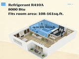 3-in-1 Mobile Portable AC, Cooling Dehumidifier Ventilating, Remote Control, 2 Speed Fans, 24H Timer 18970188