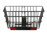 Scooter Rear Basket, Heavy Duty Metal Wire Cargo Basket with Handle for Golden 32811667