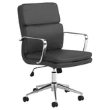 ZNTS Black Height Adjustable Rolling Office Chair B062P153791