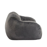 Sezze Indoor Bean Bag Chair, Gray Faux Fur N775P265552G