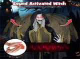 8.2 ft Halloween Decoration Standing Witch 93979471