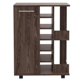 Tennessee Bar Cart, One Cabinet With Division, Six Cubbies For Liquor, Two Shelves B128P176191