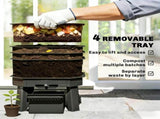 4-Tray Worm Composter Bin 68846503