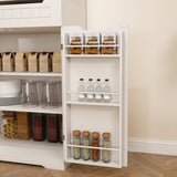 White Buffet Cabinet with Hutch - Modern Farmhouse Kitchen Storage Sideboard with 2 Drawers & Barn 48572324