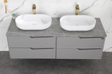 24*14*5.5 Modern Oval 24"x14" White Above Bathroom Vessel Sink, Bathroom Sink for Lavatory Vanity W127281984