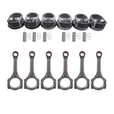 Piston Rings & Connecting Rods Kit Replacement for Toyota 4Runner FJ Cruiser Tacoma 4.0L 1GR-FE 67782705