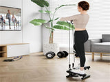 Mini Full Body Stepper - Resistance Bands Included, Adjustable Intensity, LCD Tracker 74668921