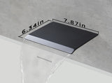 Male NPT Shower Faucet Set, Waterfall Shower System for Bathroom, High Pressure 10" Rain Shower Head 55134749