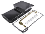 Rear Sump Oil Pan Kit Black Fit for Chevrolet Small Block V8 GEN. III/IV GM LS LS1 LS2 49038420