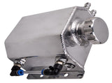 Universal 1L Aluminum Car Engine Oil Catch Can Reservoir Tank 1000ml Silver New 52147998