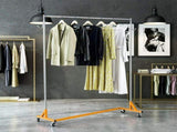 Z Rack Industrial Grade 3 Pack, Height Adjustable Rolling Z Base Garment Rack, Clothing Rack with 23003964