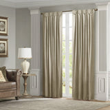 ZNTS Pleat Curtain Panel with Tieback B035129639