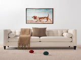 Jack 84" Modern Tuxedo Tufted Sofa, Sky Neutral Beige Polyester B2719P238409