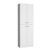 Lynch Kitchen Pantry Storage Cabinet 71" Height, With 4 Doors, 5 Adjustable Shelves, Freestanding B070P188842