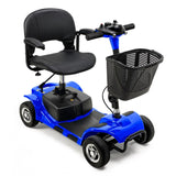 ZNTS 4 Wheel Mobility Scooter for Seniors, Electric Power Wheelchair with Lights and Long Range Battery 25285370