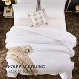 Two-pack of 100% polyester brushed single comforters with microfiber filling, down 81210315