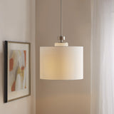 Metal Pendant with Drum Shade B03596560