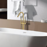 ZNTS Freestanding Bathtub Faucet with Hand Shower W1533124986