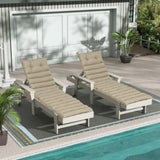 NEW 2PCS Set Outdoor Lounge Chair Cushion Replacement Patio Funiture Seat Cushion Chaise Lounge W419P269435