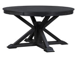 Retro Functional Extendable Dining Table with a 12" Leaf for Dining Room and Living Room 81642106