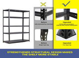 H72 * W47.2 * D23.6 Storage Shelves 5 Tier Heavy Duty Metal Shelving Unit Adjustable Shelving Units 89523925