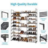 ZNTS 9 Tiers Shoe Rack Storage Organizer Shoe Shelf Organizer for Entryway Holds 50-55 Pairs Shoe, 41157133