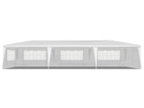 10'x30' Outdoor Party Tent with 8 Removable Sidewalls, Waterproof Canopy Patio Wedding Gazebo, White 97185781