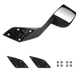 2Pcs Black Hood Mirrors Assembly Fit for Volvo VNL 2000-2015, Pair of Heavy Truck Mirror with W1155P332716