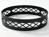 32in Fire Ring, Diamond Lattice Pattern, Round, Iron 73655264