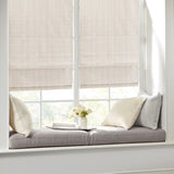Basketweave Room Darkening Cordless Roman Shade B03598224