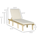 ZNTS Folding Lounge Chairs / beach chair （Prohibited by WalMart） 85380755