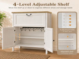 Shoe Cabinet with Flip Drawer, Boot Rack and 6 Boot Clips, Narrow Entryway Shoe Cabinet with 81940759