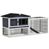 ZNTS Outdoor Rabbit Hutch （Prohibited by WalMart） 65169278