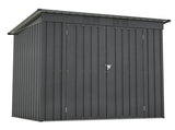 6 x 4 ft Outdoor Storage Shed, All Weather Tool Shed for Garden, Backyard, Lawn, Black W2505P173291