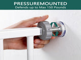 29.5-44.1" Wide Pet Gate for Stairs, 31.1" Tall Pressure Mount Baby Safety Gate, Adjustable 18449725