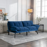 Navy Blue Convertible Folding Modern sofa Bed W570124913