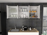 Yuma 150" Wall Cabinet, Two Close Cabinets, Two Open Shelves B128P148995