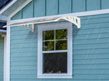 HT-100 x 80 Household Application Door & Window Rain Cover Eaves Brown Board & 28466374